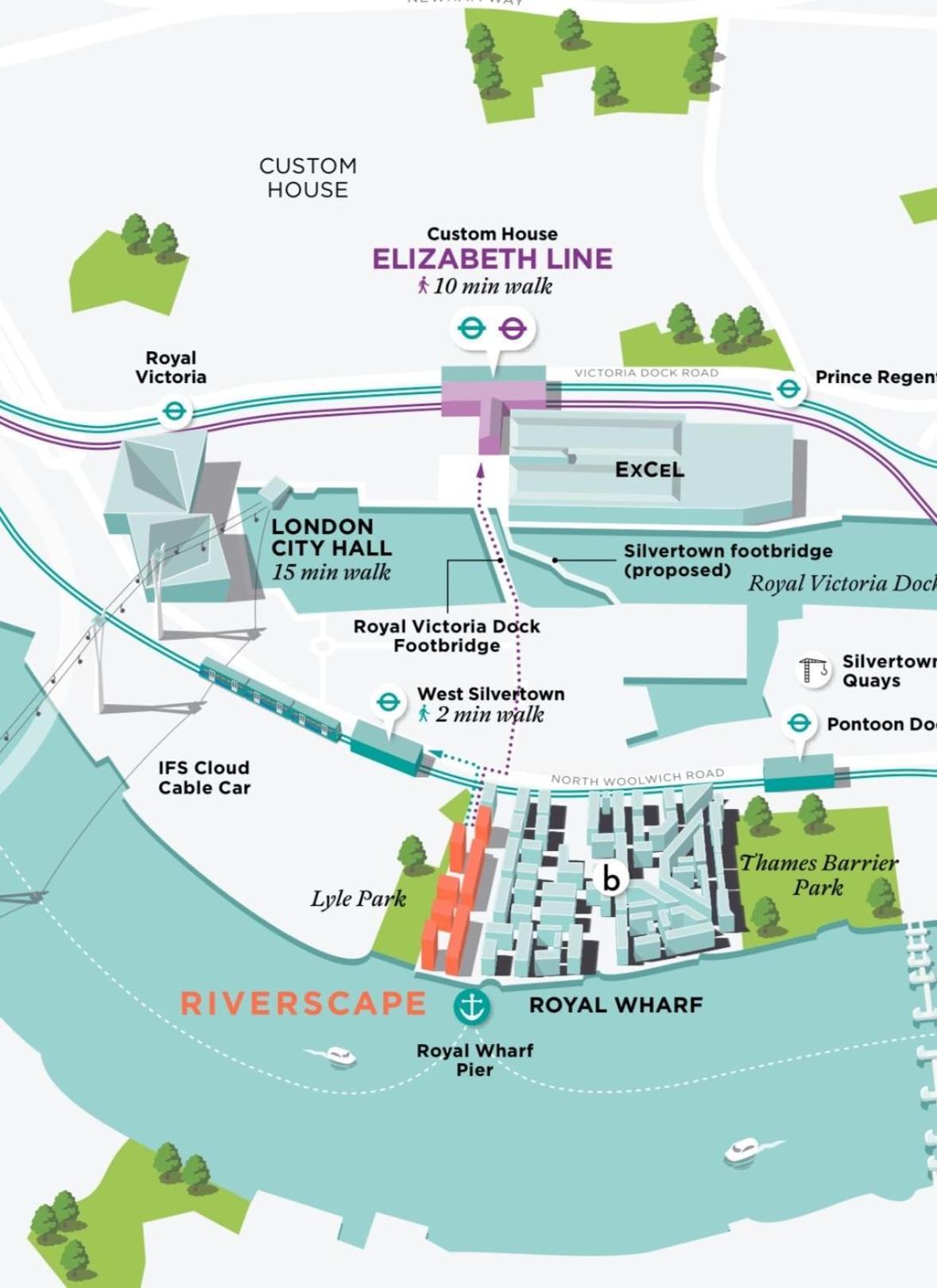 Appartamento Waterside Near O2 Royal Dock With Parking And Ac Londra